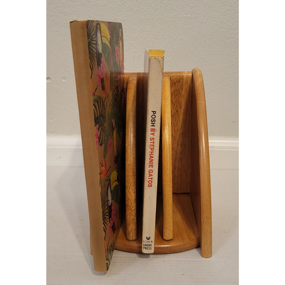 VTG Wooden Desktop Drawer Organizer Storage Container Drawer letters mail bills - Picture 2 of 6